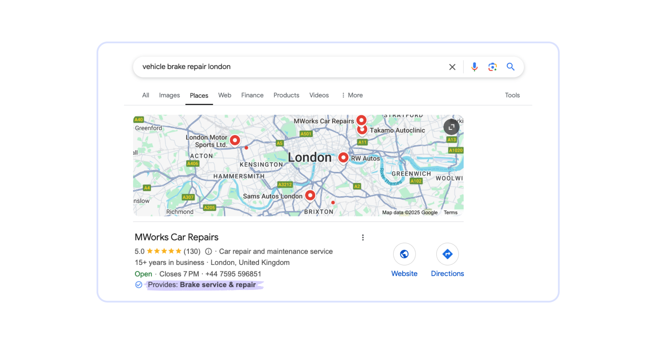 resultados locales para la palabra clave local seo new york